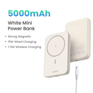 UGREEN 5000mAh قوة البنك المغناطيسي البسيطة المحمولة PD 15W اللاسلكية شحن سريع PowerBank آيفون 17 16 15 برو ماكس 14 13 17pro