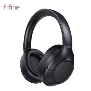 سماعات أذن FIFINE X3 اللاسلكية المانعة للضوضاء مع وقت تشغيل 65 ساعة، جهير عميق، مريحة للموسيقى/السفر
